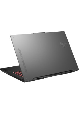 ASUS Ноутбук TUF Gaming A17 FA707XI-LL036 17.3" WQHD IPS, AMD R9-7940HS, 16GB, F1TB, NVD4070-8, NoOS, Сірий