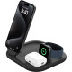 Belkin Зарядний пристрій бездротовий 3в1 Magnetic Foldable iPhone/Watch/AirPods, Qi2 15Вт, чорний