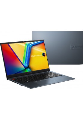 ASUS Ноутбук Vivobook Pro 15 K6502VU-MA094 15.6" 2.8K OLED, Intel i5-13500H, 16GB, F512GB, NVD4050-6, noOS, Блакитний