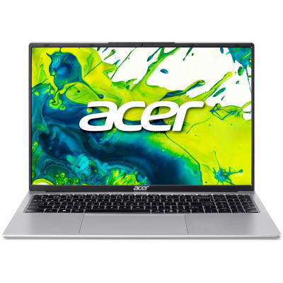 Acer Ноутбук Acer Aspire Lite AL16-54P 16` WUXGA IPS, Intel i3-1305U, 16GB, F512GB, UMA, Lin, сріблястий