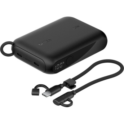 Belkin Акумулятор портативний літій-іонний Power Bank 10000мА·рік, 20Вт, з дисплеєм, чорний