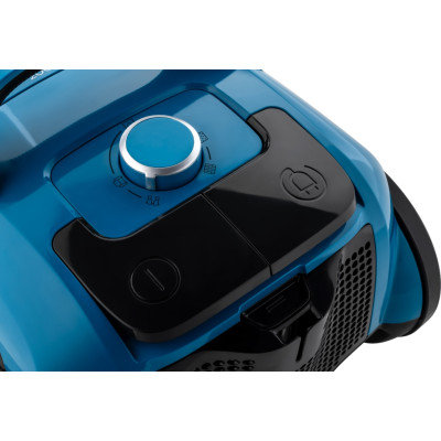 Gorenje Пилосос Gorenje мішковий, 750Вт, конт пилок -3л, HEPA, телескоп трубка, синій