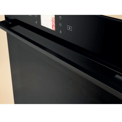 Whirlpool Духова шафа електрична, 73л, A+, дисплей, конвекція, піроліз, телескопічні напрямні, чорний
