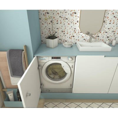 Candy Прально-сушильна машина вбудовувана фронтальна, 8(5)кг CBDO485TWME/1-S Candy Прально-сушильна машина вбудовувана фронтальна, 8(5)кг CBDO485TWME/1-S