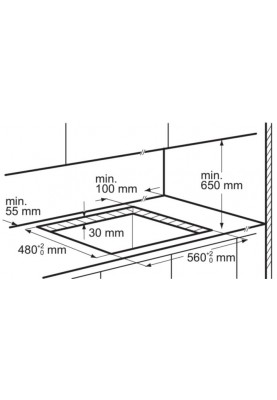 Electrolux Варильна поверхня газова на склі, 60см, чавун, білий
