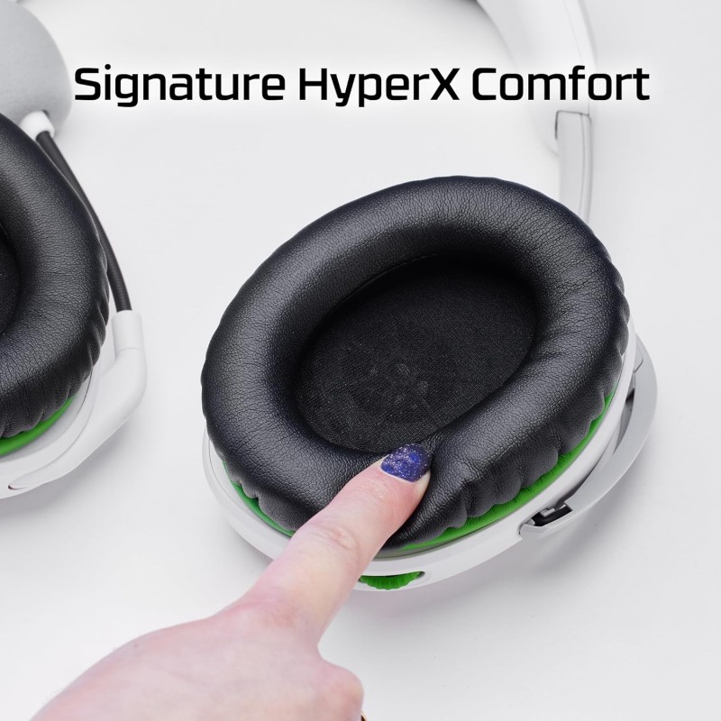 HyperX Гарнітура Cloud Stinger 2 Xbox, mini-jack, біло-зелений