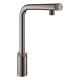 Grohe Змішувач для кухні Minta Smart Control, довж.виливу - 199мм, поворотний/витяжний, вентиль/кнопка, графіт