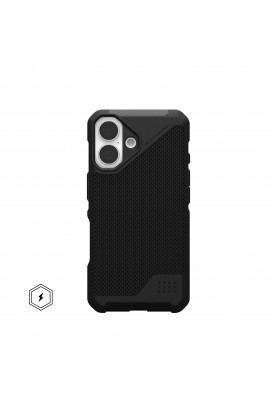 UAG Чохол для iPhone 16, Metropolis LT Magsafe, Kevlar Black