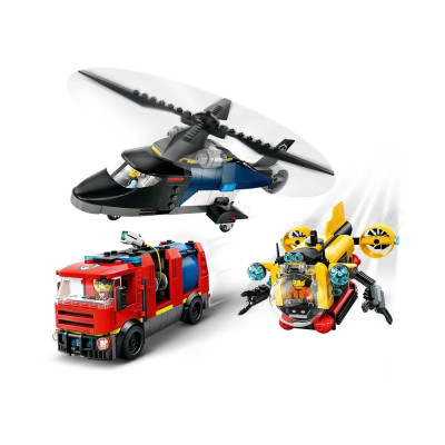 LEGO Конструктор LEGO City Ремікс вертольотів, пожежних машин і підводних човнів LEGO Конструктор LEGO City Ремікс вертольотів, пожежних машин і підводних човнів