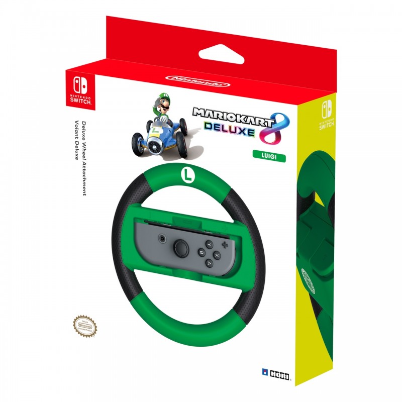 Hori Кермо Steering Wheel Deluxe Mario Kart 8 Luigi для Nintendo Switch