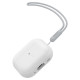 Spigen Чохол для Apple AirPods Pro 2 Silicone Fit, White+Strap Gray