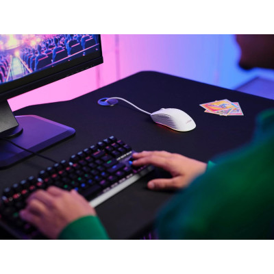 Trust Миша GXT924 YBAR+, USB-A, Білий