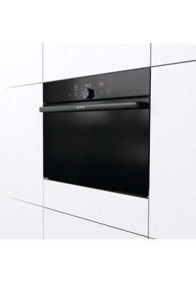 Gorenje Духова шафа електрична компактна, 50л, A+, дисплей, ф-ція мікрохвиль, чорний