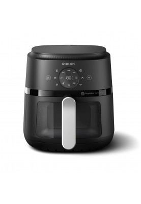 Philips Мультипіч Ovi digital, 1500Вт, чаша-4.2л, сенсорне керування, 13 авто. програм, віконце, пластик, чорний