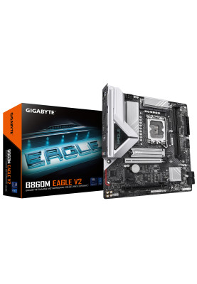 Gigabyte Материнська плата B860M EAGLE V2 s1851 B860 2xDDR5 M.2 HDMI DP mATX