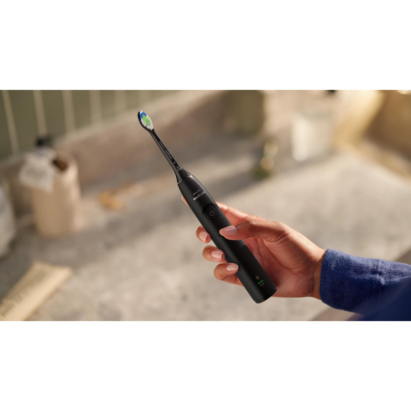 Philips Щітка зубна електр., Sonicare 5300 Series, 62т. колив/хв, насадок-1, чорний