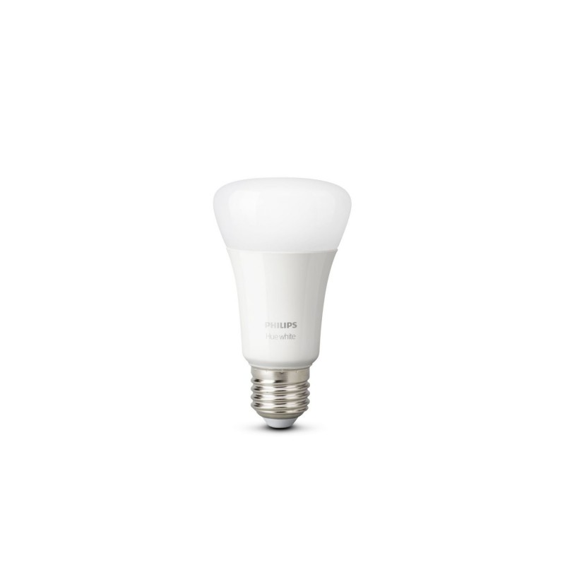 Philips Hue Лампа розумна E27, 9W(60Вт), 2700K, White, ZigBee, Bluetooth, димування