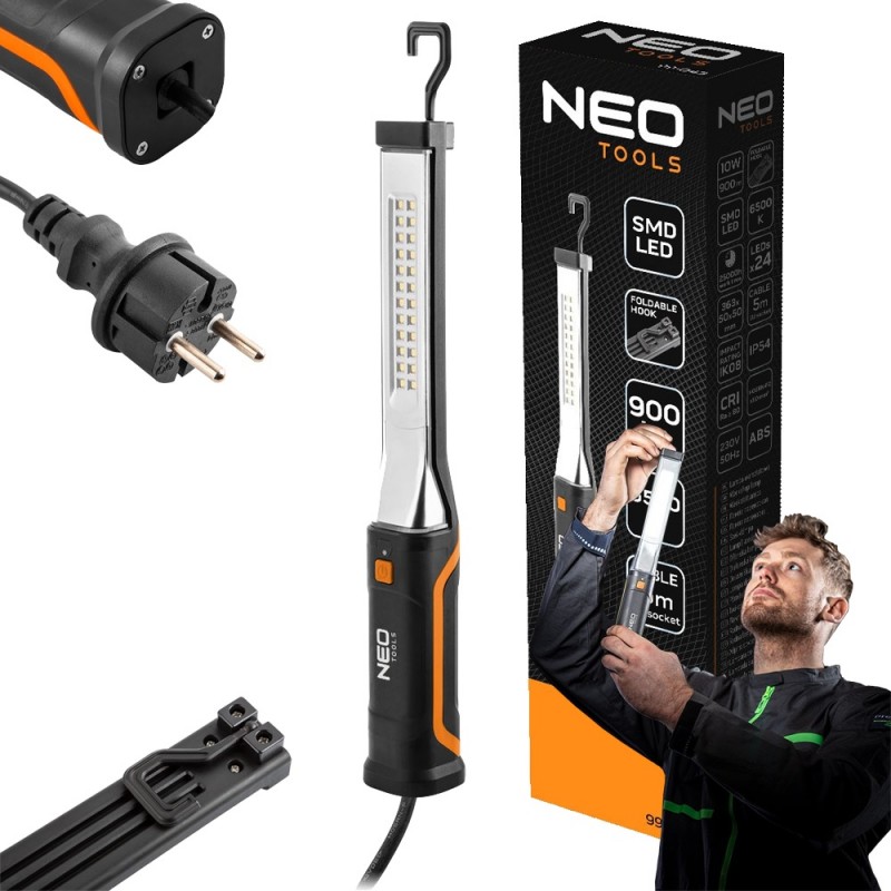 Neo Tools Ліхтар NEO, 220 В, 10Вт, 900 люмен, SMD LED, 6500 K