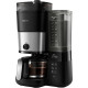 Philips Кавоварка крапельна All-in-1 Brew, 1.25л, зерно+мелена, дисплей, підігрів кавника, кавомолка, чорний