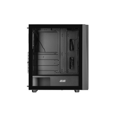 2E Gaming Корпус Infinity G205A без БЖ 2xUSB3.0, 1xUSBType-C, 1x120мм ARGB, 2x120мм, VGA 345мм, LCS ready, TG Side Panel, ATX, чорний