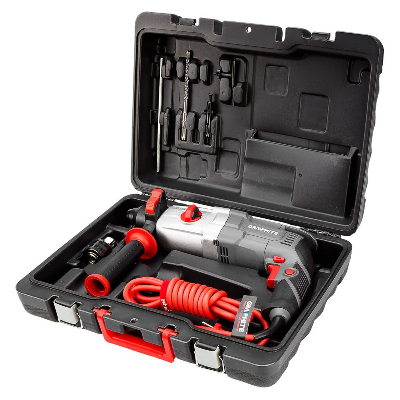 Graphite Перфоратор SDS-plus 800Вт 2.8Дж кейс 3.28кг