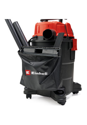 Einhell Пилосос професійний TC-VC 1825 А, 1250 Вт, пластик 25 л, 180 мбар, шланг 2.5 м, кабель 3 м, розетка 2.2 кВт, 4.2 кг