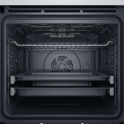 Whirlpool Духовий шафа електричний, 73л, A+, дисплей, конвекція, піроліз, телескопічні напрямні, білий