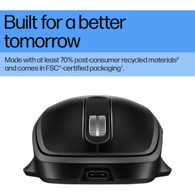 HP Миша 510 Ultra-Fast Rechargeable, USB-A/WL, чорний