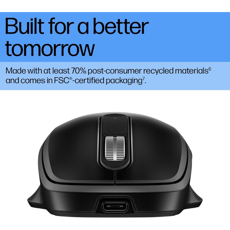HP Миша 510 Ultra-Fast Rechargeable, USB-A/WL, чорний