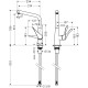 Hansgrohe Змішувач для кухні Metris, довж.виливу - 219мм, поворотний, 1важіль, KM320, хром