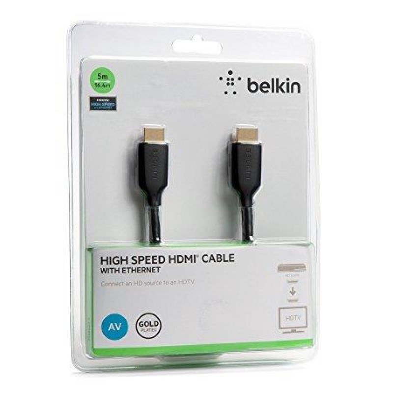 Belkin HDMI (AM/AM) High Speed w/Ethernet GOLD[F3Y021bt5M]