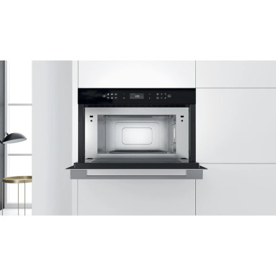 Whirlpool Мікрохвильова піч вбудовувана, 31л, електронне упр., 1000Вт, гриль, дисплей, нерж