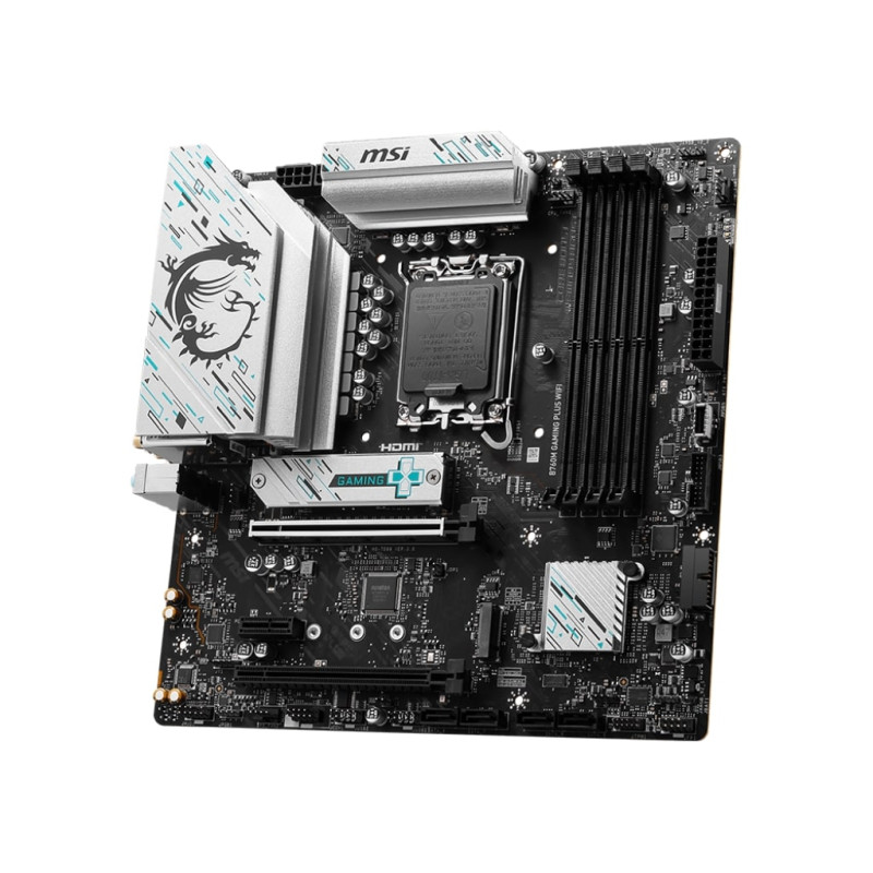 MSI Материнcька плата PRO B760-P DDR4 II s1700 B760 4xDDR4 HDMI DP ATX