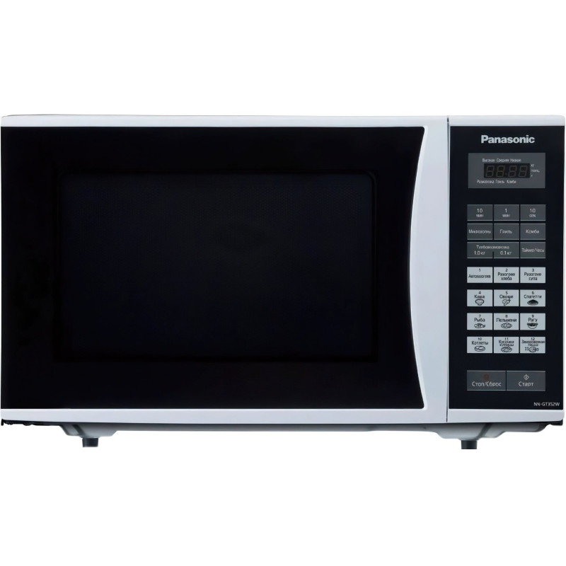 Panasonic Мікрохвильова піч, 23л, 800Вт, дисплей, білий