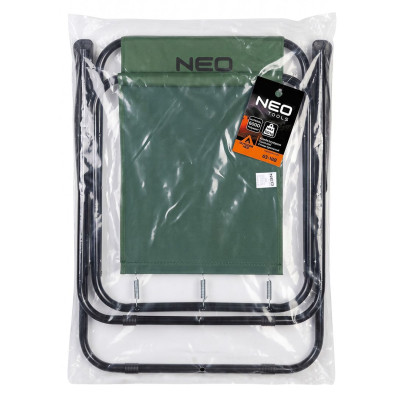 Neo Tools Стілець розкладний Neo Tools, 73x56x52см, до 110кг, 1.95кг Neo Tools Стілець розкладний Neo Tools, 73x56x52см, до 110кг, 1.95кг