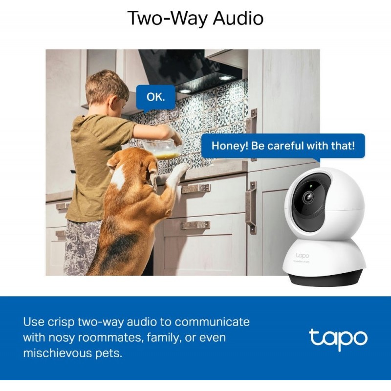 TP-Link IP-Камера Tapo C220 4MP N300 microSD motion detection