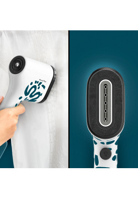 Tefal Відпарювач компактний Pure Pop Home & Travel, 1300Вт, 70мл, постійна пара - 20гр, біло-синій