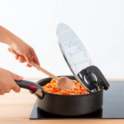 Tefal Кришка із захистом від розбризкування Ingenio, 20-28см, нержавіюча сталь, пластик Tefal Кришка із захистом від розбризкування Ingenio, 20-28см, нержавіюча сталь, пластик