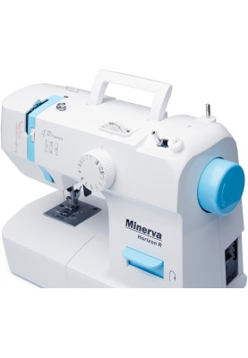 Minerva Швейна машина Horizon R, електромех., 71 Вт, 13 швейних операцій, петля напівавтомат, білий