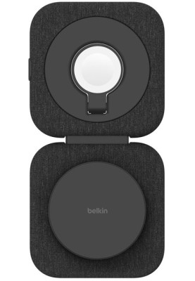 Belkin Зарядний пристрій бездротовий 2в1 15Вт Travel Pad Qi2