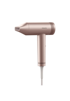 Philips Фен 8000 Series, 1400Вт, 3 режими, іонізація, хол. обдув, турборежим, рожевий