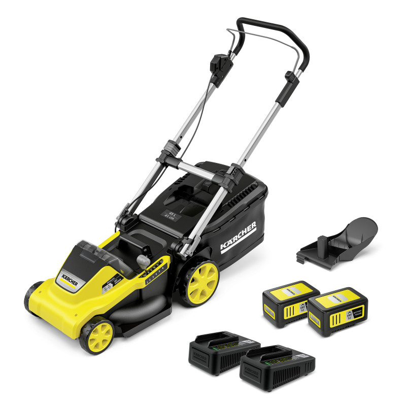 Karcher Газонокосарка акумуляторна LMO 5-18 Dual Battery Set 36В (18В+18В) акб 2х5А·год 41см 25-70см до 550м.кв