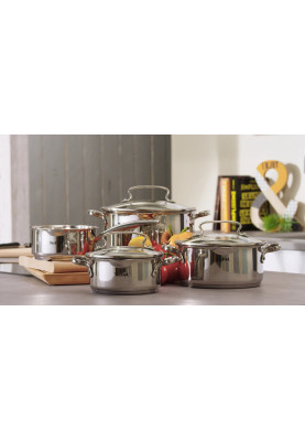 Tefal Кастрюля DUETTO+, 2л, з кришкою, нержавіюча сталь, скло
