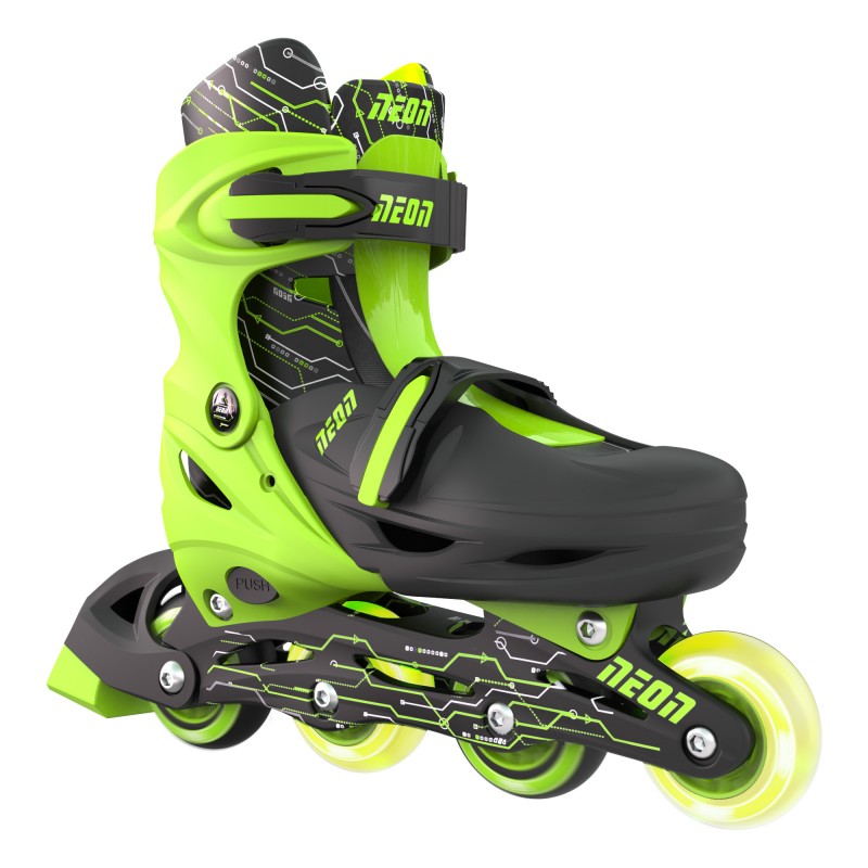 NEON Ролики COMBO SKATES Салатовий (Размер 34-37)