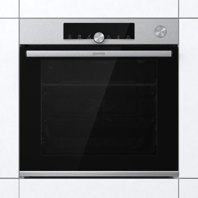 Gorenje Духовий шафа електричний, 77л, A+, пара, пригот. на декількох рівнях, дисплей, нерж