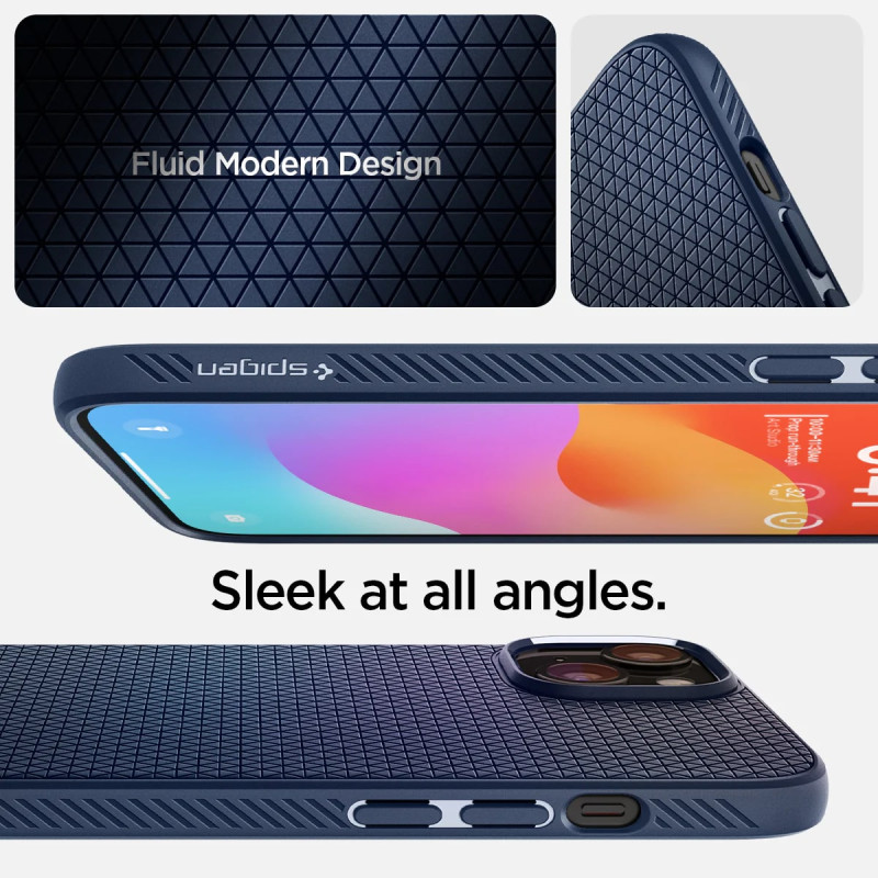 Spigen Чохол для Apple iPhone 15 Liquid Air, NavyBlue