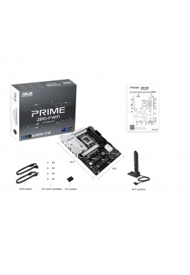 ASUS Материнська плата PRIME Z890-P WIFI s1851 Z890 4xDDR5 M.2 HDMI DP Wi-Fi ATX