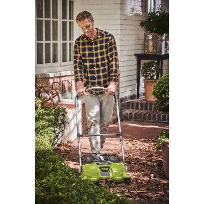 Ryobi Підмітальна акумуляторна машина ONE+ R18SW3-0 18В захоплення 53см контейнер 17л 8.3кг без АКБ та ЗП