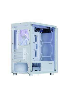 Zalman Корпус T4 Plus без БР, 2xUSB3.0, 1xUSB2.0, 1x120мм ARGB, VGA 3200мм, TG Side Panel, mATX, білий