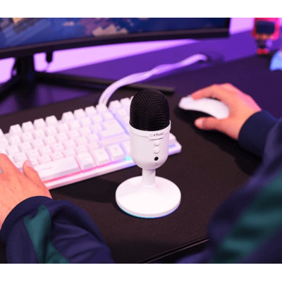 Trust Мікрофон GXT 234 Yunix, USB-A, білий